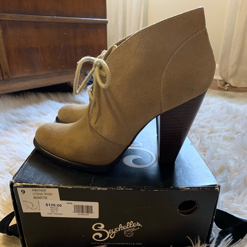 Seychelles Suede Ankle Booties